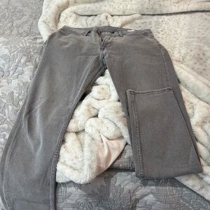 & denim gray slim jean
